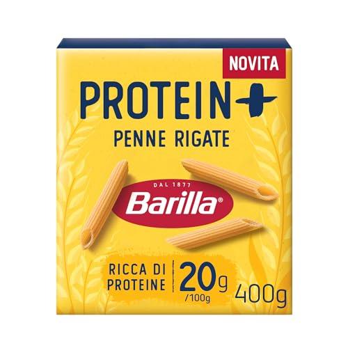 Barilla Pasta Penne Protein+, Pasta Proteica di Semola di Grano Duro con Proteine di Piselli, 400 g