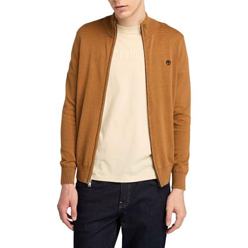 Timberland Maglione da Uomo Full Zip Intera Williams River Giallo Taglia L Codice TB0A2BMZEH2