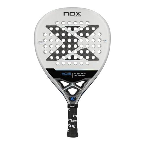 NOX - Racchetta da paddle ML10 Shotgun 12K Luxury Series, pala paddle a forma di goccia per controllo e potenza, livello avanzato e competizione, faccia in carbonio 12K e nucleo HR3 Black EVA