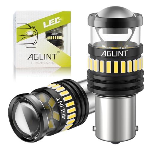 AGLINT 1156 P21W LED Lampadine 31SMD 12V 24V BA15S 382 7506 per RV Camper Interni Lampadina Auto Retromarcia Parcheggio Posteriori Luci DRL Marcia Diurna Luce 6500K Bianca 2 Pezzi