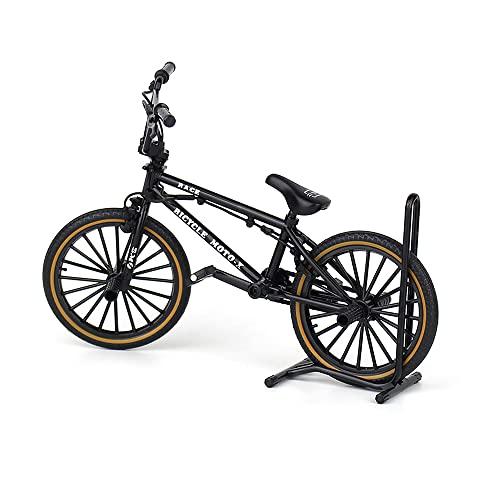 Jiahuade Giocattolo Mini Bicicletta da Dito, BMX Finger Bike, Modello Miniatura in Metallo, Modellino Mountain Bike (J)