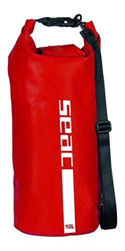 Seac Dry Bag, Sacca Stagna Impermeabile Per Subacquea E Nautica Unisex Adulto, Rosso, 2.5 L, 50 x 38 x 22 cm; 380 grammi