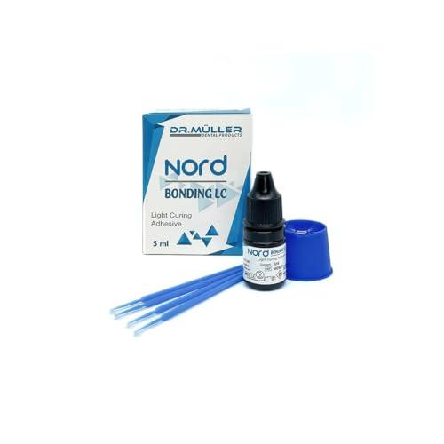 Dr. MÜLLER Nord Bonding LC – 5 ml adesivo monocomponente indurente – Agente di adesione dentale di 5a generazione – per uso professionale – Dentina & Adesione dello smalto