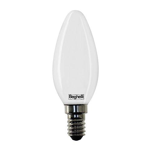 Beghelli Lampada TVETRO LED Opale Oliva 5W Attacco E14 4K 56533