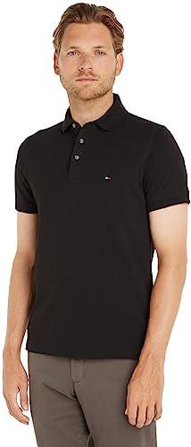 Tommy Hilfiger 1985 Slim Polo Uomo, Nero (Black), XL