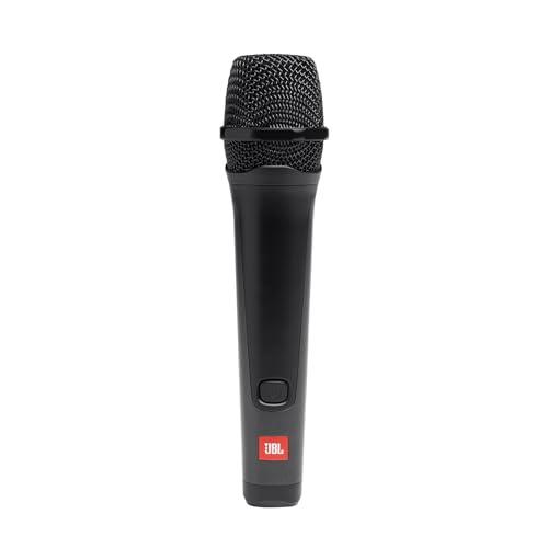 JBL PBM100 Microfono Dinamico Cardioide con Filo, per Voce, Canto, Karaoke, Compatibile con Altoparlanti JBL PartyBox , Alta Qualità, Cavo Jack 6,3 mm e Adattatore 3,5 mm, Nero