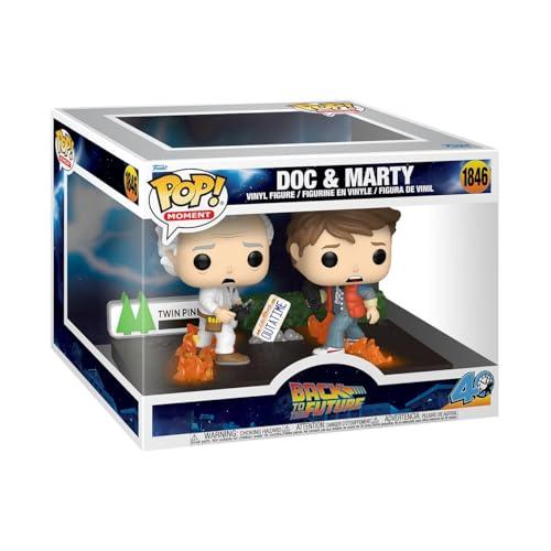 Funko Pop! Moment: Back To The Future - Doc & Marty&Marty - Ritorno Al Futuro - Figura in Vinile da Collezione - Idea Regalo - Merchandising Ufficiale - Giocattoli per Bambini e Adulti - Movies Fans