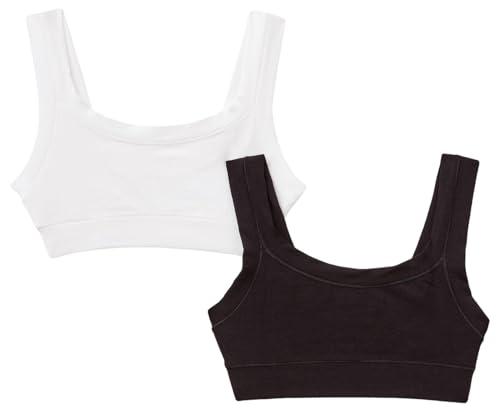United Colors of Benetton Set 2 Brassiere 3ZQM0R1LT Intimo, Nero 100, M Bambina