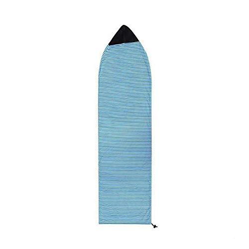 Faderr - Copertura leggera per calzini da surf, ad asciugatura rapida, leggera, accessori per tavola da surf, tavola rigida, bordo corto (blu, dimensioni: 200 x 50 cm)