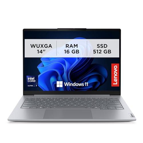 Lenovo - Notebook 14 Pollici ThinkBook 14 Gen 8, PC Portatile Professionale Windows 11 Pro, Intel Core Ultra 7 255H, Ram 16GB DDR5, 512GB SSD NVMe, Laptop AI Boost, Computer Audio Dolby, Webcam FHD IR