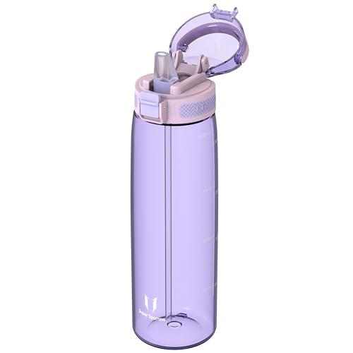Super Sparrow Borraccia - 1 Litro - TouchSip Sportiva Bottiglia - Tritan Senza BPA, a Prova di Perdite - Borracce con Cannuccia Ideale per Scuola e Sport