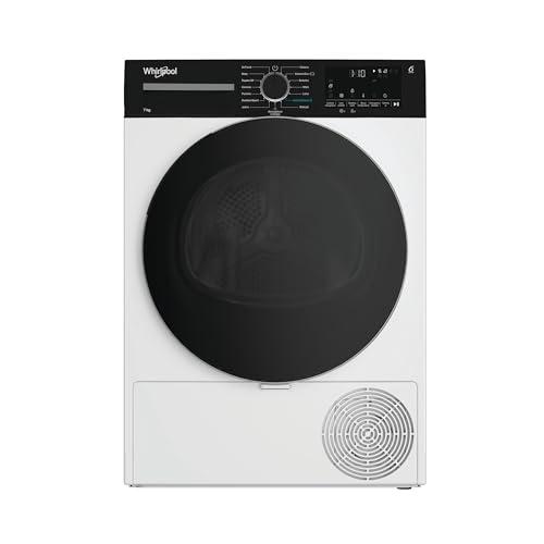 Whirlpool C WSD 74M WBS IT– Asciugatrice 7 Kg A Pompa Di Calore, Libera Installazione, Classe C, 6° SENSO, Motore Senseinverter, Extra Silenzio, AirFresh, Asciugatura A Tempo 84,6 x 59,7 x 54,5 cm