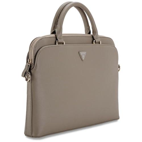 CG MOBILE Guess Grained Zipper Pocket Triangle Logo 15 pollici (marrone)