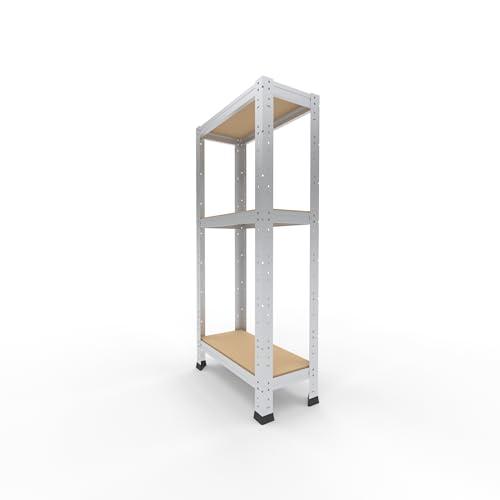 shelfplaza Home 100x23x50cm scaffale pesante zincato: 3x175kg