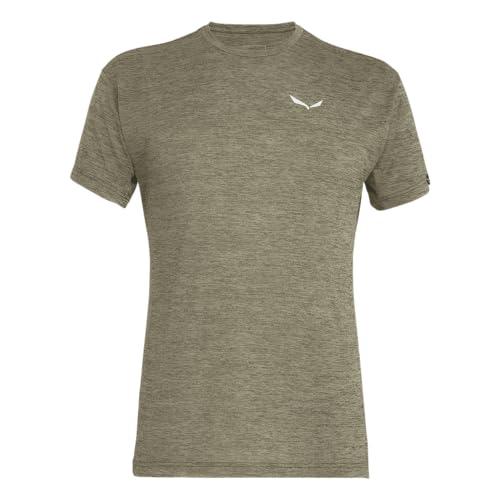 SALEWA Puez Melange Dry'Ton T-Shirt Uomo, Verde (Dark Olive Melange), S