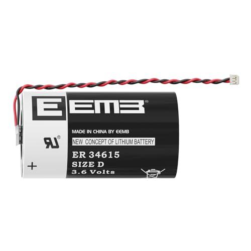 EEMB 3.6V D batteria compatibile con ALEXOR Wireless Outdoor Siren WT4911BATT ADT DSC ER34615-T1 WT4911B WT8911 ER34615 19Ah sostituisce LS-33600 TL-2300/4930/5930 SB-D01/D02 XL-200F/205F