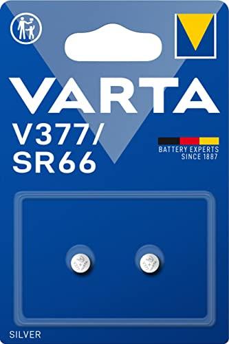 Varta 48011 SR66 (V377) - batteria a bottone ossido d'argento-zinco 1 55 V - Doppio Blister