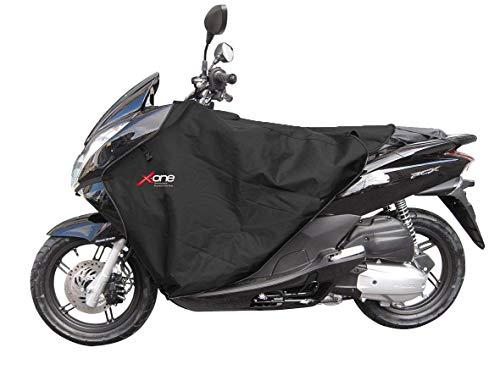 XONE ACCESSORI S.R.L. COPRIGAMBE Felpato Impermeabile Telo per Protezione Gambe per Scooter E Moto Universale Pettorina Integrata Imbottitura Termica sulle Gambe