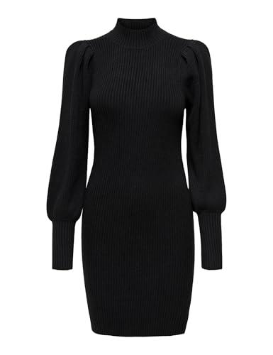 ONLY Onlkatia L/S Dress Knt Noos Vestito, Nero, XS Donna