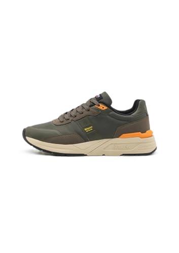 Blauer Sneakers Uomo F4RAY03/COR Colore Verde Militare (Mil Military Green, Sistema Taglie Calzature EU, Adulto, Numero, Media, 45)
