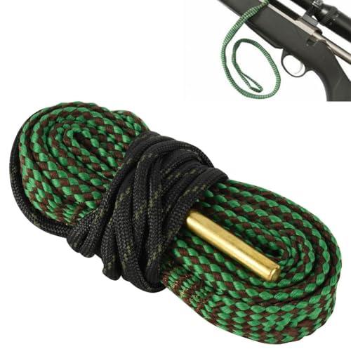 Bore Cleaner Kit di Pulizia per Pistola per Caliber .22Cal .223Cal & 5,56 mm Fucile in Ottone Spazzola di Pulizia del Cavo Snake Cleaner per Fucile/Pistola/Fucile Caccia/Pulizia Carabine, 1 Pezzo