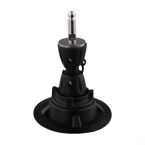 Base per albero da windsurf con giunto girevole a 360 gradi, per piastra di base in PVC, piede per albero a basso profilo per windsurf, nero fai da te su parte di ricambio