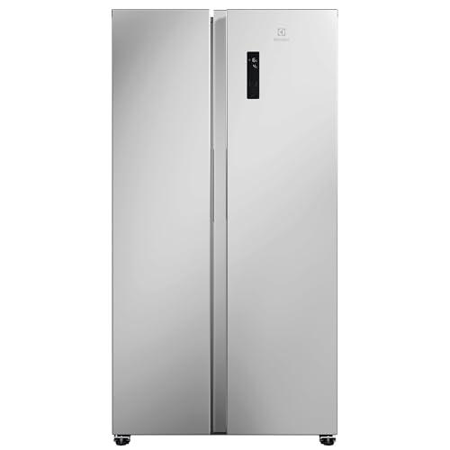 Electrolux EAT6ME53U0 Frigorifero Combinato Libera Installazione, 532 L (347+185), TwinTech Total No Frost, Classe E, Cooling 360°, Controllo Umidità, FastFreeze, Controlli Touch, 39 dB, Inox