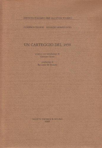 Un carteggio del 1959