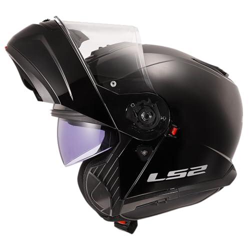 LS2, Casco Moto Modulare STROBE II Matt Black, M