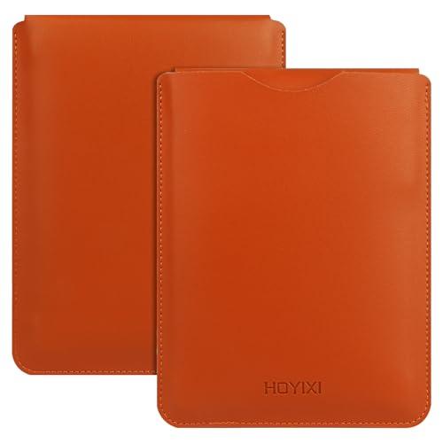 HoYiXi Custodia per 6 pollici Kindle/Kobo/Voyaga/Lenovo/Pocket Book/Sony/Tolino E-Book E-Reader Borsa in pelle leggera per ebook da 6 pollici, Marrone