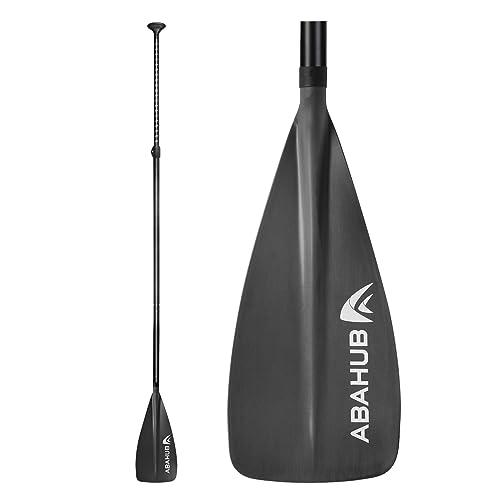 Abahub Pagaia SUP Bambini Alluminio 140-178cm SUP Paddle Kids Regolabile Stand Up Paddle Regolabile per Paddleboard, Lega di Alluminio Gambo Rivestito Plastica Nylon Lama Grigio