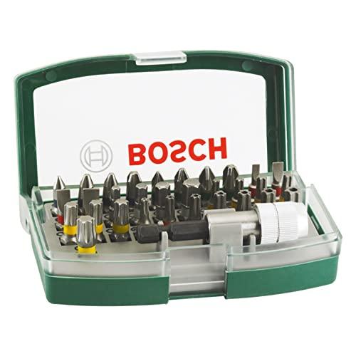 Bosch Home and Garden Bosch 2607017063 Rainbow Set 32 Inserti Avvitamento, Verde, Confezione da 1