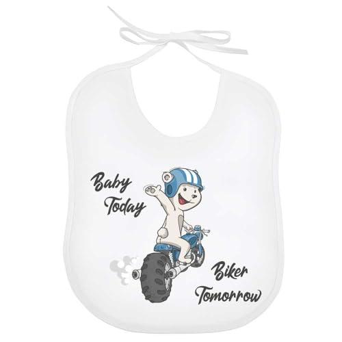 La Ruotante Bavaglino moto motocicletta motociclista biker papà bavetta regalo nascita (1)