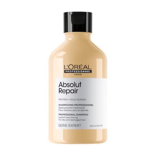 L'Oréal Professionnel Paris Shampoo professionale per capelli secchi e danneggiati Absolut Repair Serie Expert, Formula ristrutturante, 300 ml