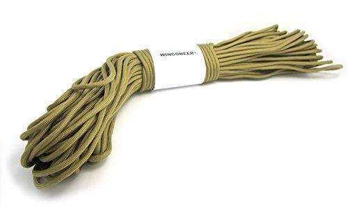 WINGONEER 550 Paracord Mil Spec Type III 7 Cavo per Paracadute d'oro 100 Piedi