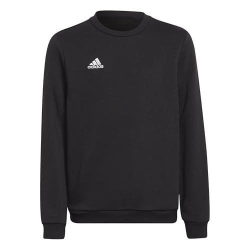adidas Unisex - Bambini Entrada 22 Sweat Top, Black, 11-12 Years