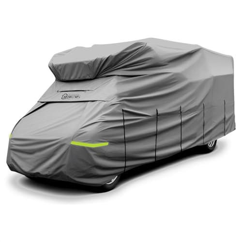 Telo Copri Camper, Copertura Roulotte Durevole e Resistente, Resistente Agli Agenti Atmosferici e alla Sporcizia, Facile da Installare e da Rimuovere, Garantie Protection Fiable pour Votre Roulotte.