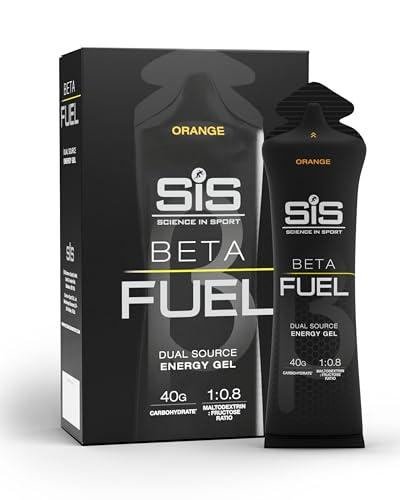 Science in Sport Beta Fuel Gel 6 x 60ml Arancia - Gel di Carboidrati ad alta energia con 40g di Carboidrati - Gel energetico facilmente digeribile per prestazioni ottimali