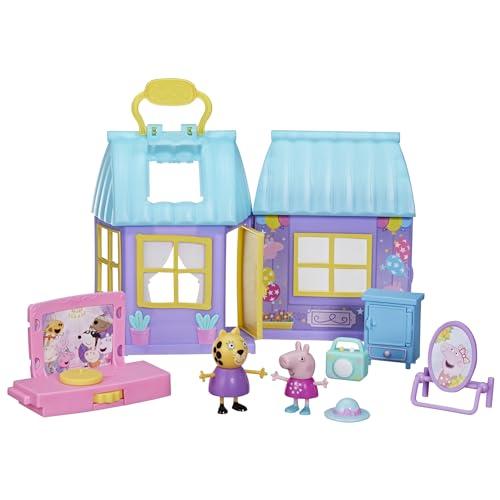 Peppa Pig Hasbro, Festa Danzante di Peppa, Set di Giocattoli per Bambini e Bambine dai 3 Anni in Su, Ottima Idea Regalo di Natale, Include 2 Action Figure e 6 Accessori