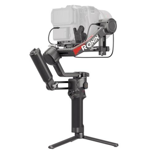 DJI RS 4 Pro Combo, stabilizzatore per fotocamere cinematografiche e DSLR Canon/Sony/Panasonic/Nikon/Fujifilm, riprese verticali native, carichi di 4,5 kg, trasmettitore di immagini e motore Focus Pro