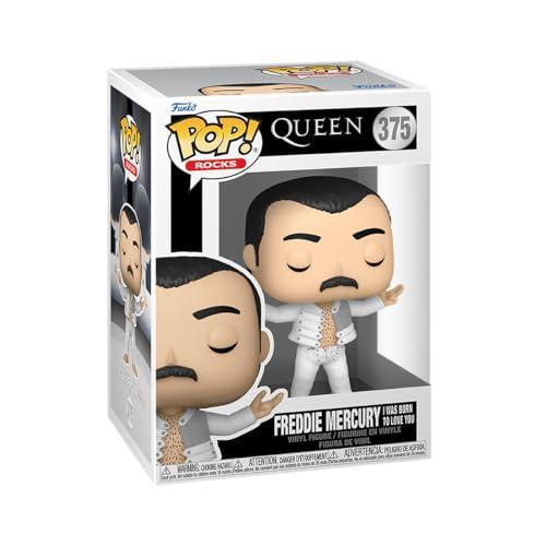 Funko Pop! Rocks: Queen - F. Freddie Mercury - (I Was Born To Love You) - Figura in Vinile da Collezione - Idea Regalo - Merchandising Ufficiale - Giocattoli per Bambini e Adulti - Music Fans