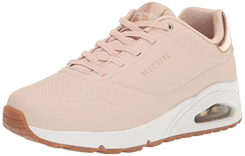 Skechers Uno- Shimmer Away, Scarpe da Ginnastica Donna, Natural, 38.5 EU