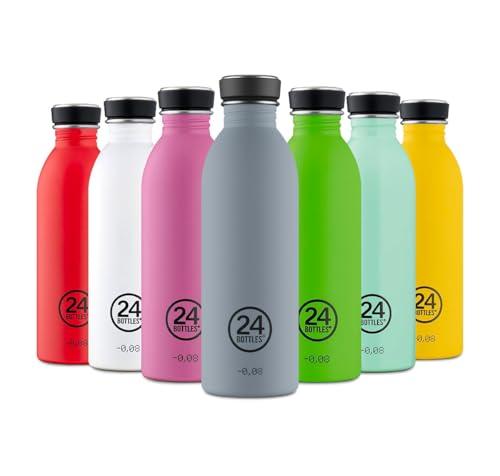 24BOTTLES Urban Bottle - Borraccia 500 ml Acciaio Inox, Bottiglia con Tappo 100% Ermetico Ultraleggera, Borraccia Palestra senza BPA, Borracce Ecologiche Design Italiano [NON Termica], Formal Grey