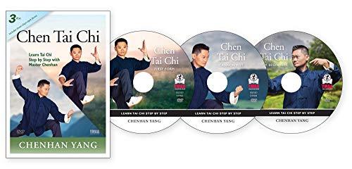 Chen Tai Chi 3-disc Bundle DVD Multipack (YMAA Tai Chi for Beginners) Chenhan Yang First Form, Cannon Fist and Demonstration Form