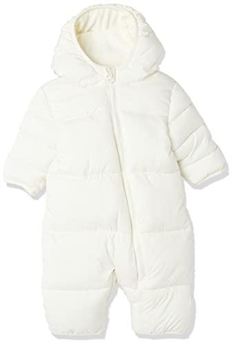 Amazon Essentials Tuta invernale unisex per bambini, impermeabile, con bandierine, colore avorio, 18 mesi