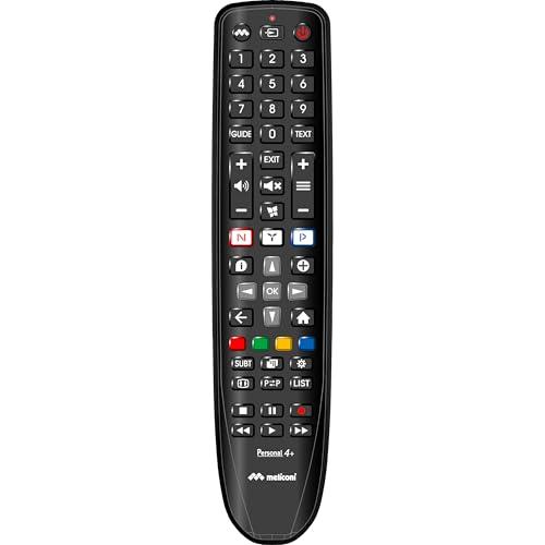 MELICONI - Telecomando GUMBODY PERSONAL 4+ PHILI-Nero lucido / nero opaco / cor
