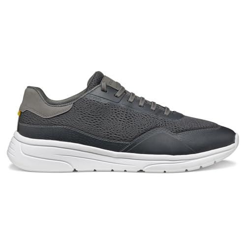 Geox U KLAIVER A, Scarpe da Ginnastica Uomo, Dark Grey, 41 EU