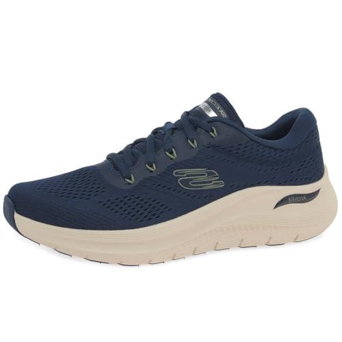 Skechers Arch Fit 2.0, Sport Uomo, Navy Mesh/Synthetic, 43 EU