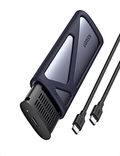 UGREEN Case M.2 NVMe PCIe USB C 3.2 Gen 2 10Gbps, Enclosure Esterno Hard Disk M/M&B Key UASP Compatibile con 970 Evo Plus, Crucial P1,WD con Cavo Type C