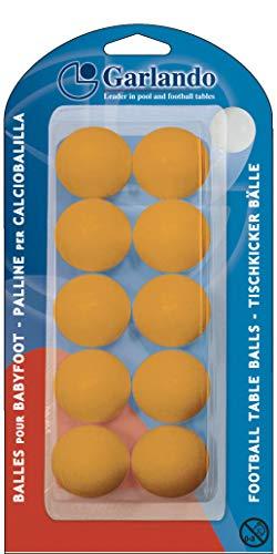 Garlando Standard Table Football Balls, Biliardino Unisex, Arancione, 33.1 mm